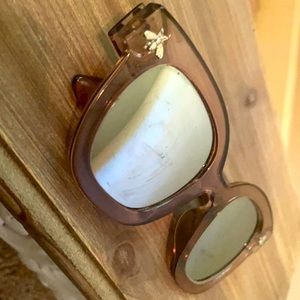 Reflective Lucite Designer Sunglasses